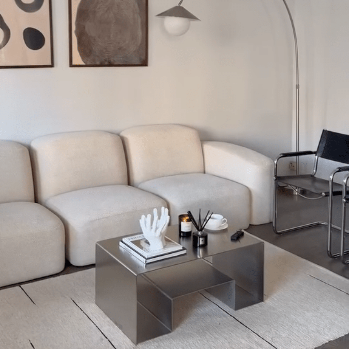 STÅL SOFABORD UPPSALA - Acier Studio