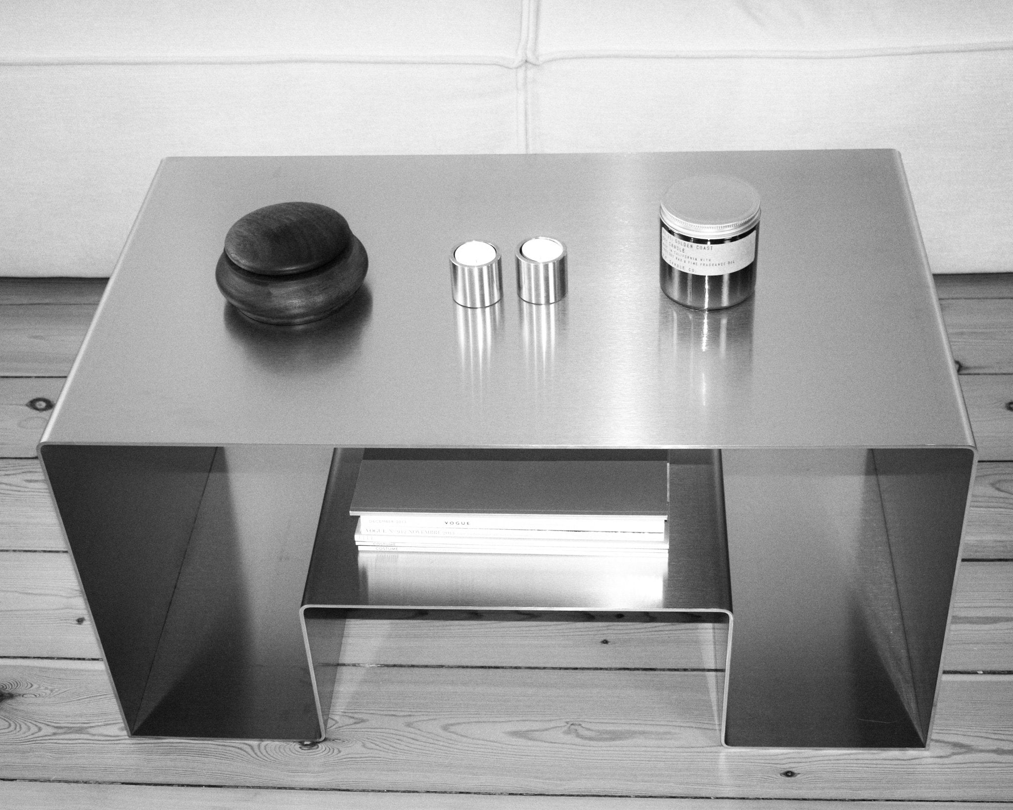 SOFATISCH AUS STAHL UPPSALA - Acier Studio